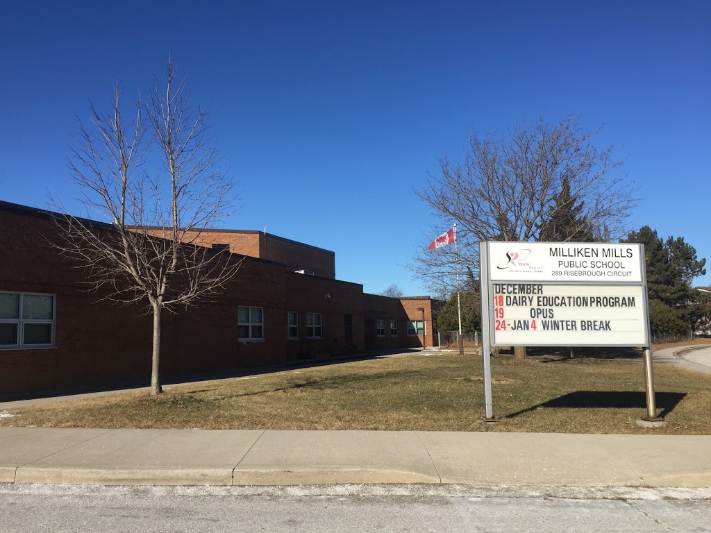 Milliken Mills Public School | 289 Risebrough Circuit, Markham, ON L3R 3J3, Canada | Phone: (905) 475-8143