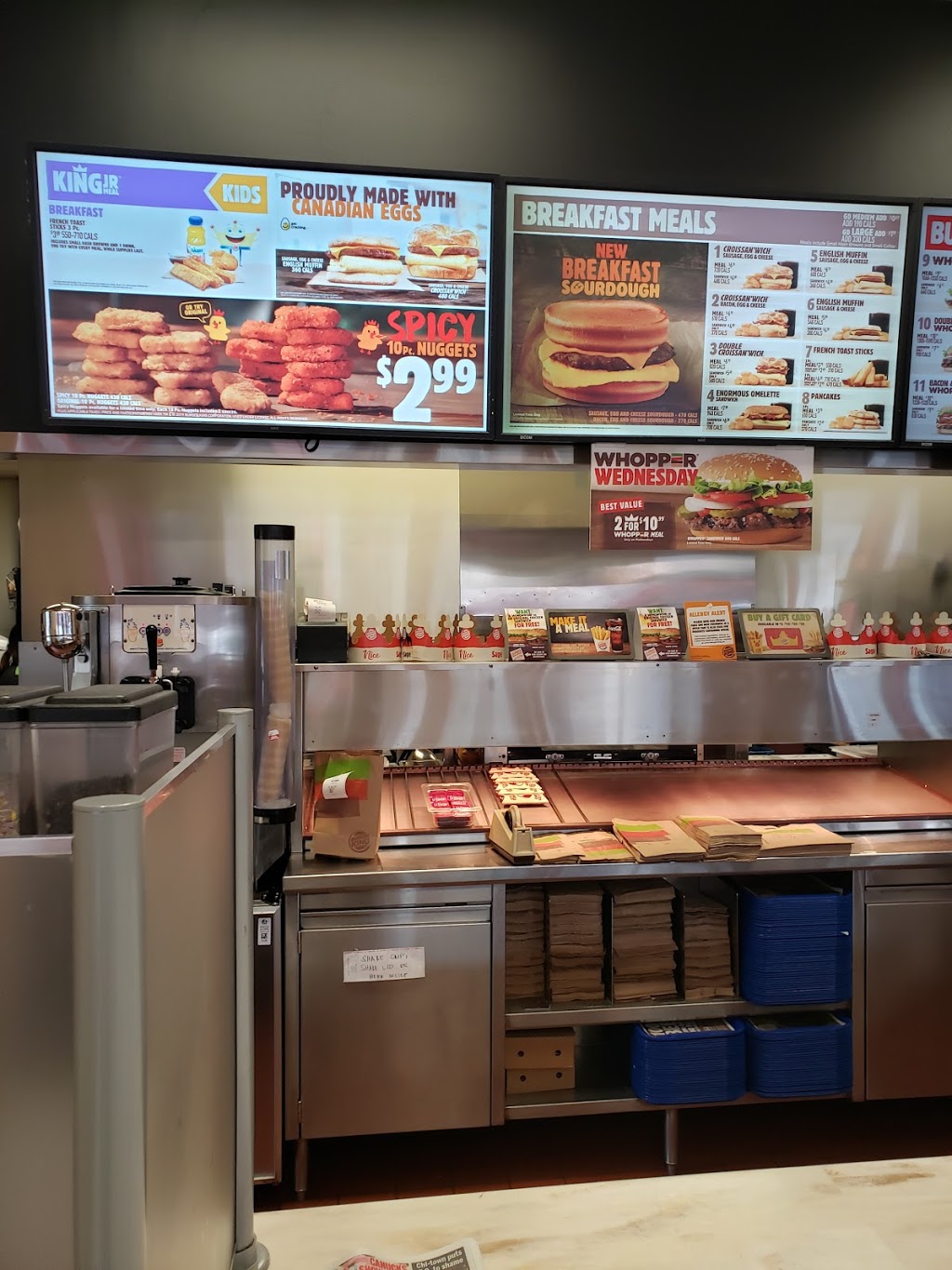 Burger King | 1077 Wilson Ave, North York, ON M3K 1G7, Canada | Phone: (416) 638-2222