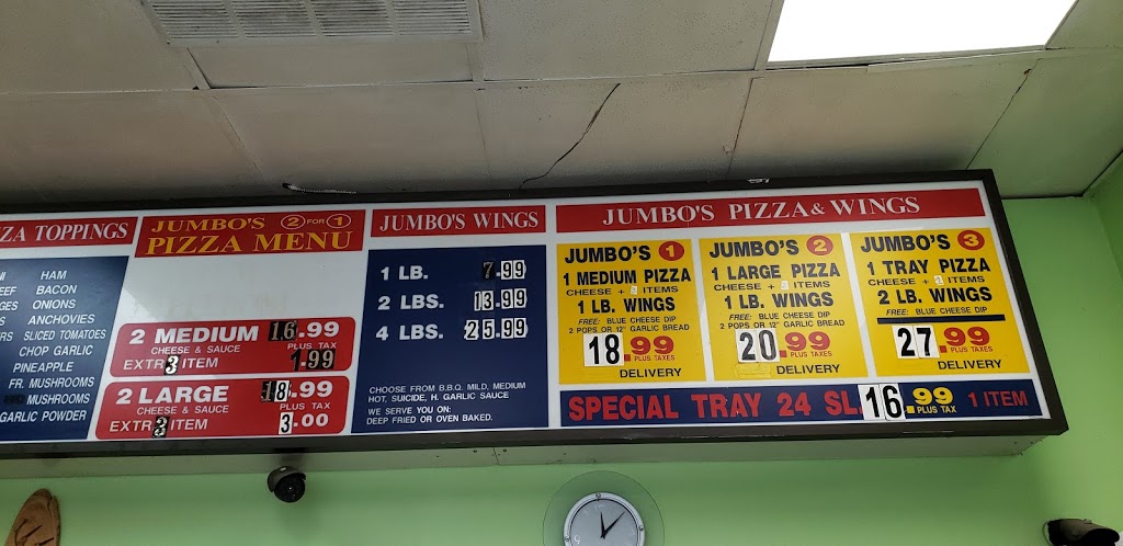 Jumbo Pizza & Wings 3 For 1 | 7160 Dorchester Rd, Niagara Falls, ON L2G 5V6, Canada | Phone: (905) 358-9111
