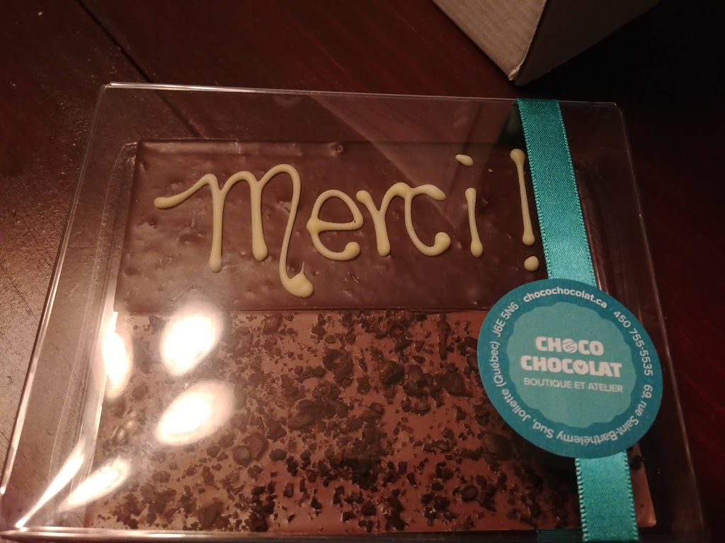 Choco Chocolat | 69 Rue Saint Barthélémy S, Joliette, QC J6E 5N6, Canada | Phone: (450) 755-5535