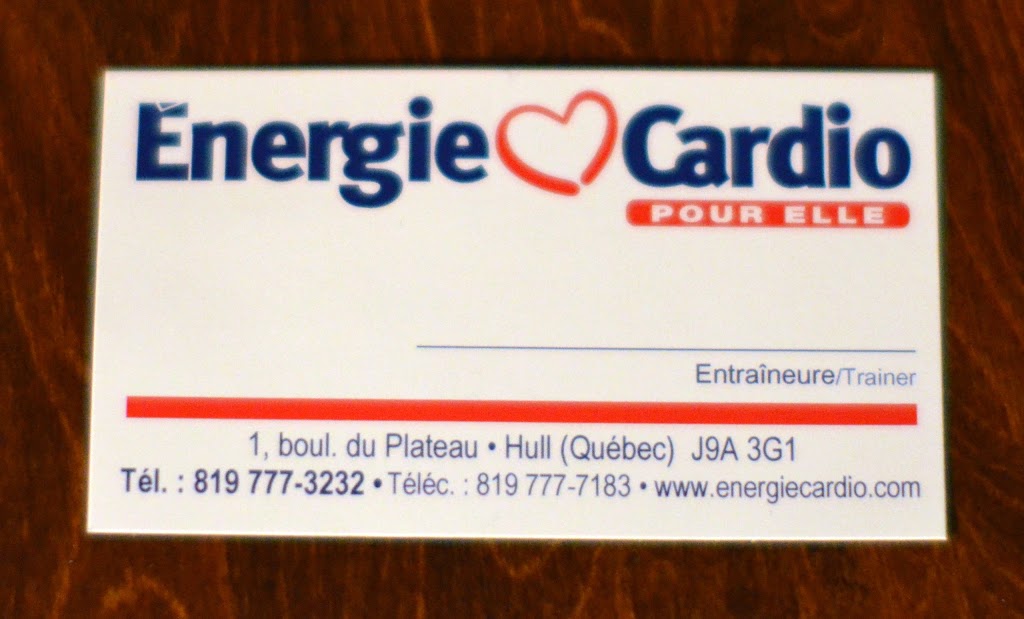 Énergie Cardio pour Elle | 1 Boul du Plateau, Gatineau, QC J9A 3G1, Canada | Phone: (819) 777-3232