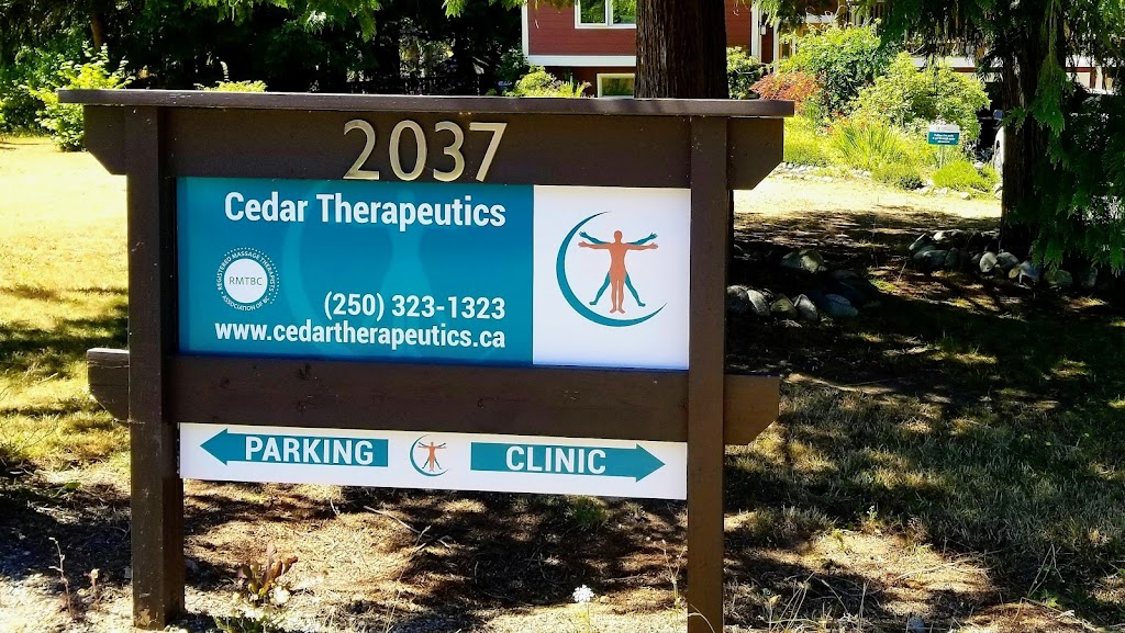 Cedar Therapeutics | 2037 Furn Rd, Nanaimo, BC V9X 1J4, Canada | Phone: (250) 323-1323