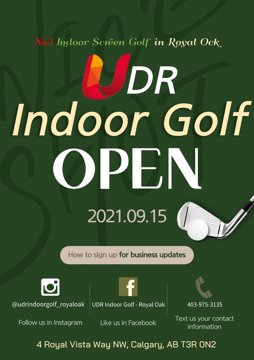 UDR Indoor Golf - Royal Oak | 4 Royal Vista Way NW #2202, Calgary, AB T3R 0N2, Canada | Phone: (403) 975-3135