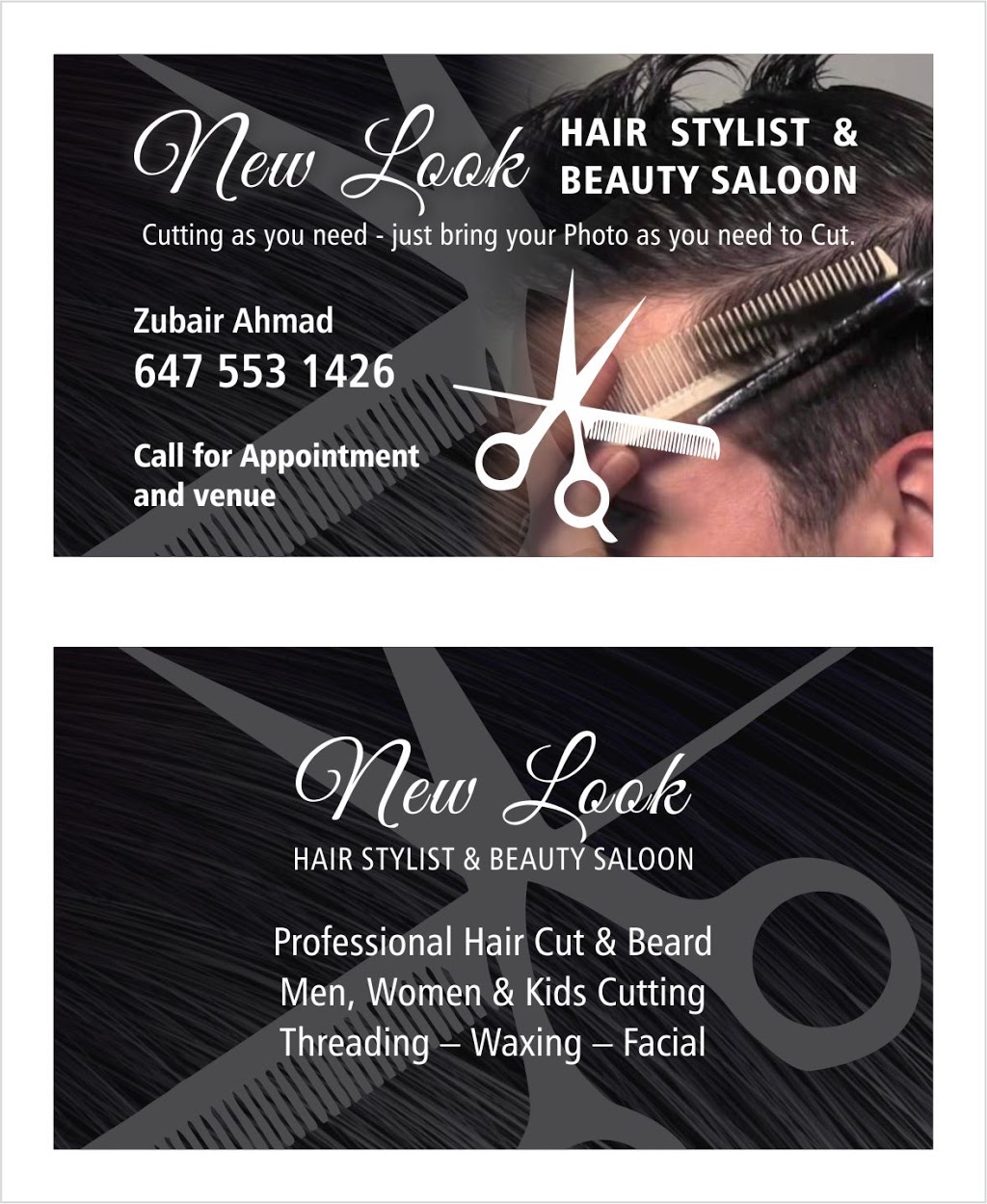 flyer, business card and website | 3001 Finch Ave W #812, North York, ON M9M 3A9, Canada | Phone: (647) 710-1121