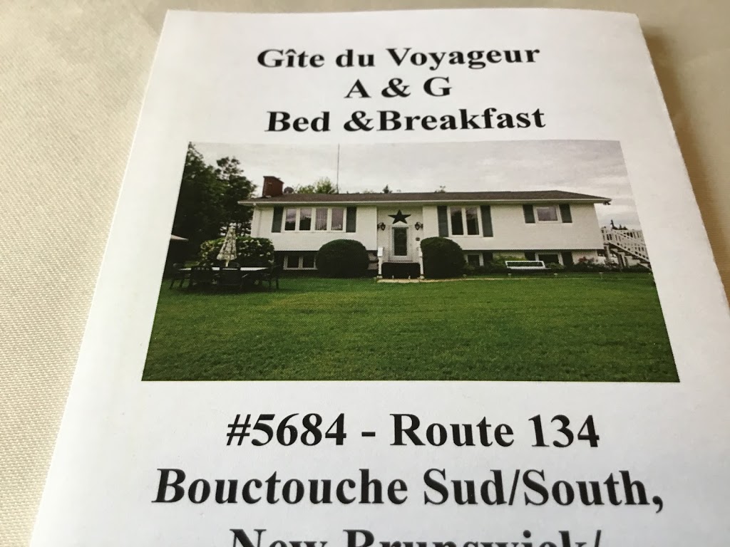 A&G Bed and Breakfast | 5684 RTE 134, Bouctouche Sud, NB E4S 5G8, Canada | Phone: (506) 743-6920