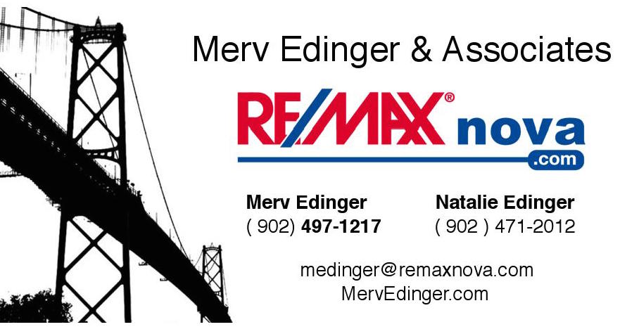 RE/MAX nova | Merv Edinger & Associates | 7 Mellor Avenue unit #1, Dartmouth, NS B3B 0E8, Canada | Phone: (902) 497-1217