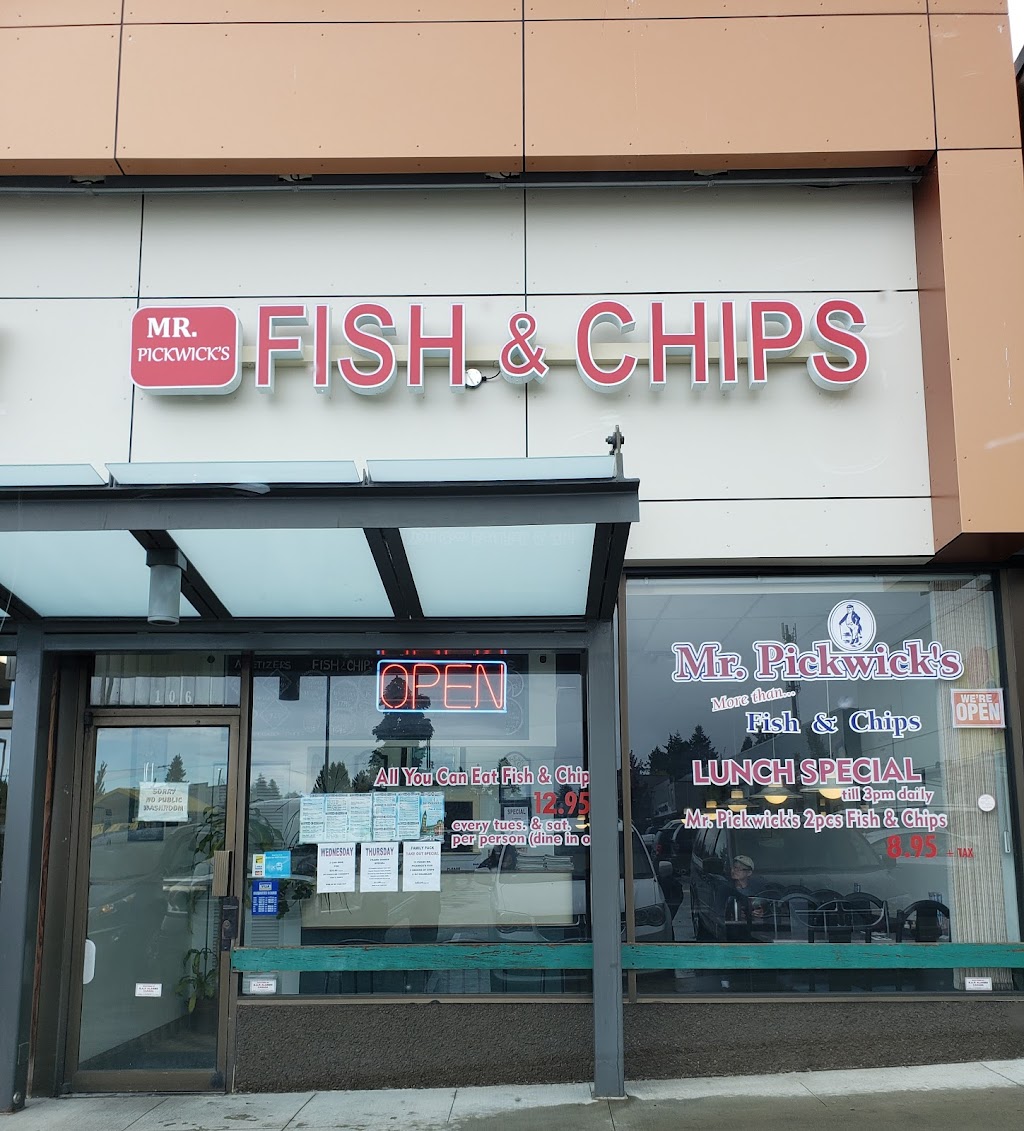 Mr Pickwicks Fish & Chips | 12884 96 Ave, Surrey, BC V3V 6A8, Canada | Phone: (604) 930-2008