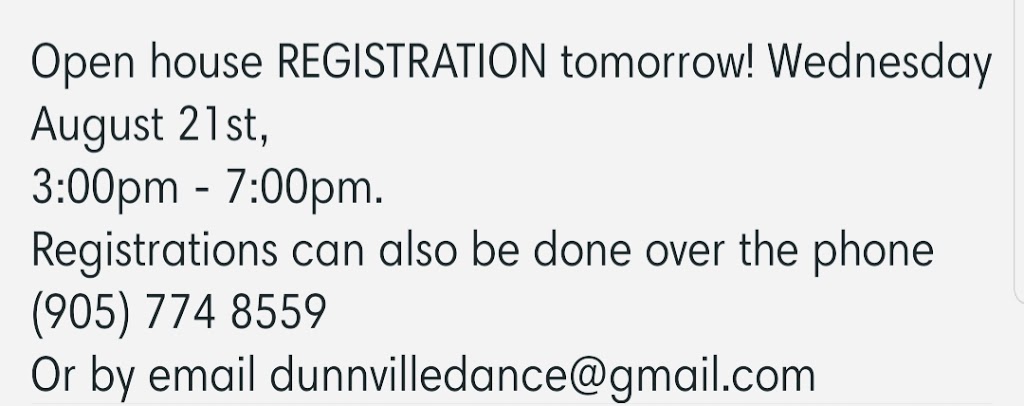 Dunnville Dance Centre | 214 Tamarac St, Dunnville, ON N1A 2C5, Canada | Phone: (905) 774-8559