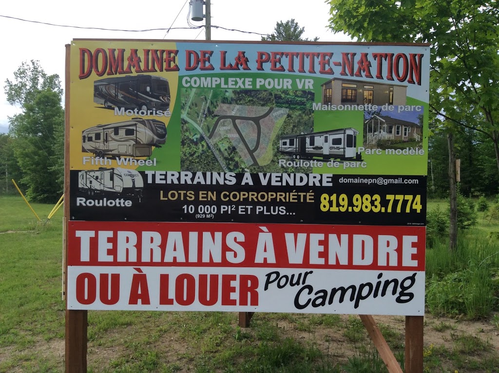 Domaine de La Petite Nation | 21 Rang Sainte Julie O, Saint-André-Avellin, QC J0V 1W0, Canada | Phone: (819) 983-7774