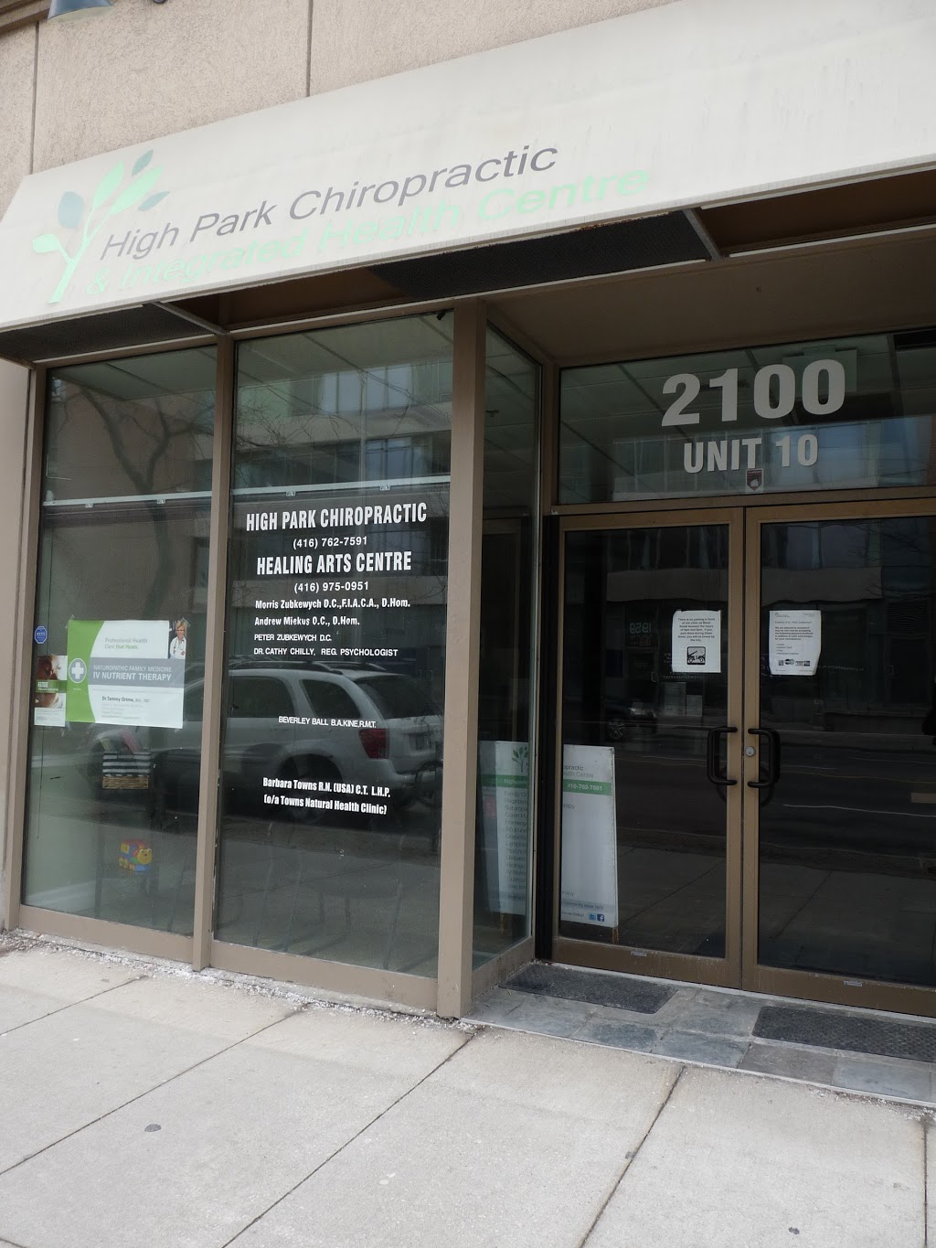 High Park Chiropractic & Integrated Health Centre | 2100 Bloor St W #10, Toronto, ON M6P 2W5, Canada | Phone: (416) 762-7591