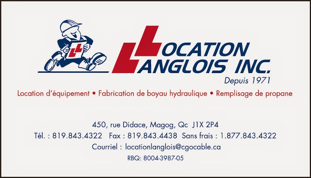 Location Langlois | 450 Rue Didace, Magog, QC J1X 2P4, Canada | Phone: (819) 843-4322