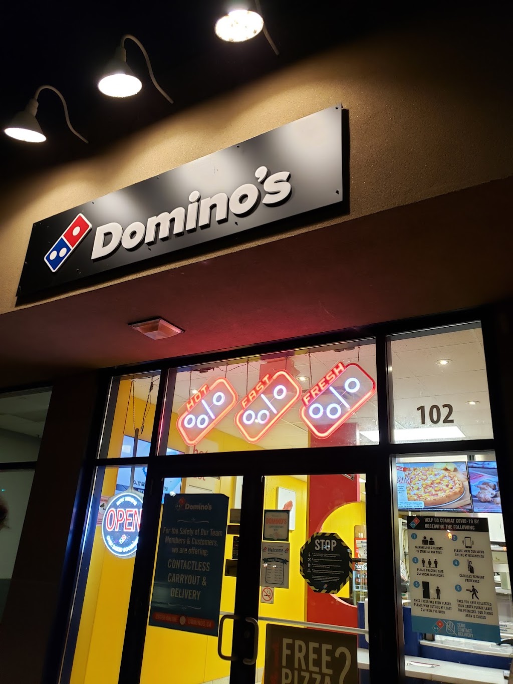 Dominos Pizza | 290 Hurontario St, Collingwood, ON L9Y 2M3, Canada | Phone: (705) 446-3090