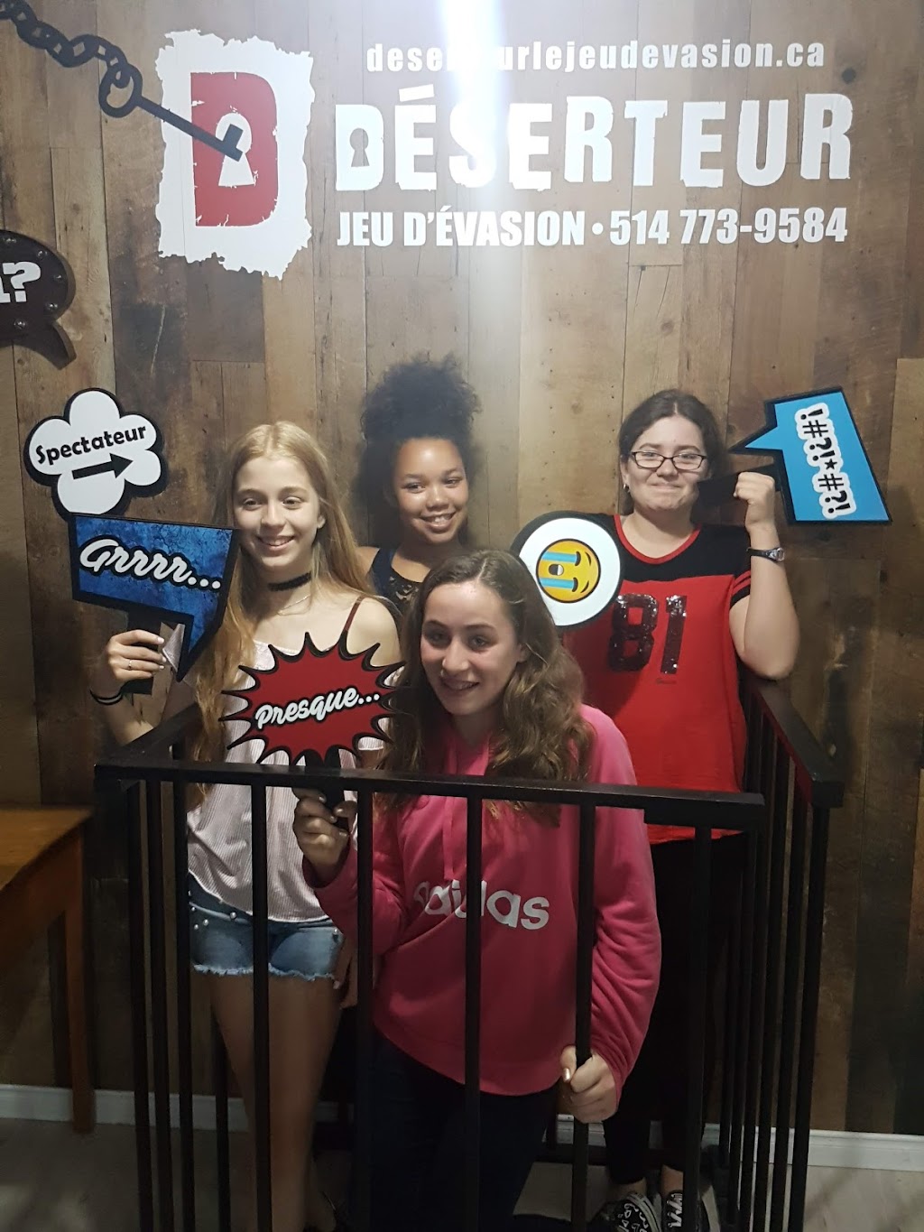 Déserteur le jeu dévasion, escape room | 2061 Chem. Gascon, Terrebonne, QC J6X 4H2, Canada | Phone: (514) 773-9584