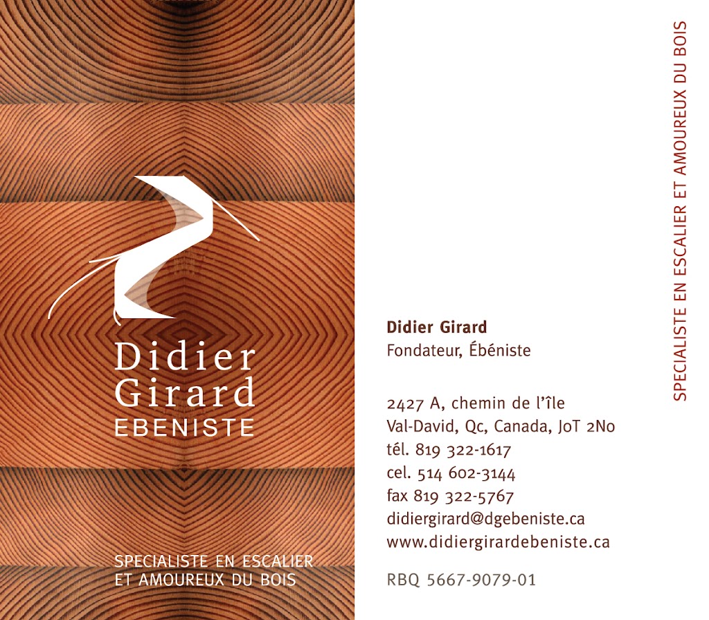 Didier Girard Ebéniste | 2427A Chem. de lÎle, Val-David, QC J0T 2N0, Canada | Phone: (819) 322-1617