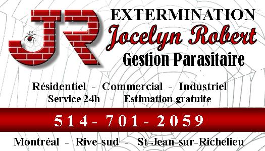 Extermination Jocelyn Robert | 100 Rue Lemay, Saint-Jean-sur-Richelieu, QC J2W 2C1, Canada | Phone: (514) 701-2059