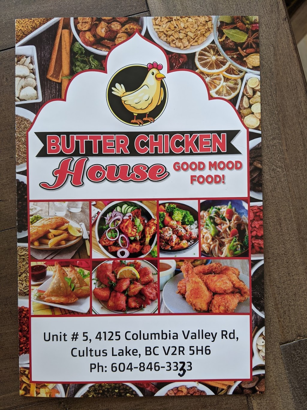 Butter chicken house | 4125 Columbia Valley Rd Unit 5, Cultus Lake, BC V2R 5B7, Canada | Phone: (604) 846-3333