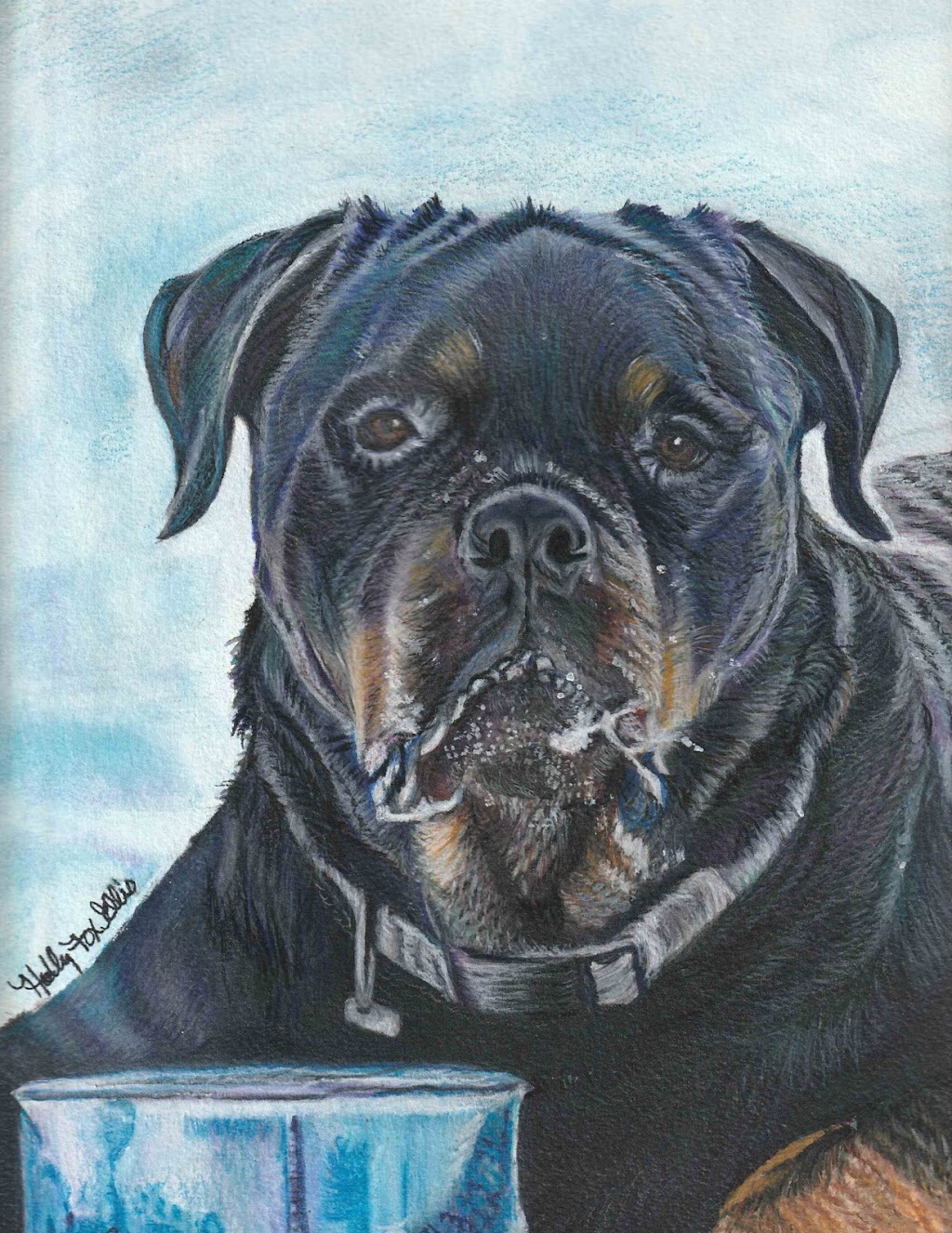 Custom Pet Portraits By : The Artwork of Holly Fox Ellis | 460 Greene Ave, Winnipeg, MB R2K 0M1, Canada | Phone: (204) 990-4329