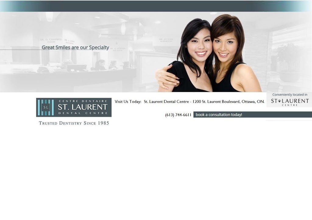St. Laurent Dental Centre | 1200 St Laurent Blvd, Ottawa, ON K1K 3B8, Canada | Phone: (613) 744-6611