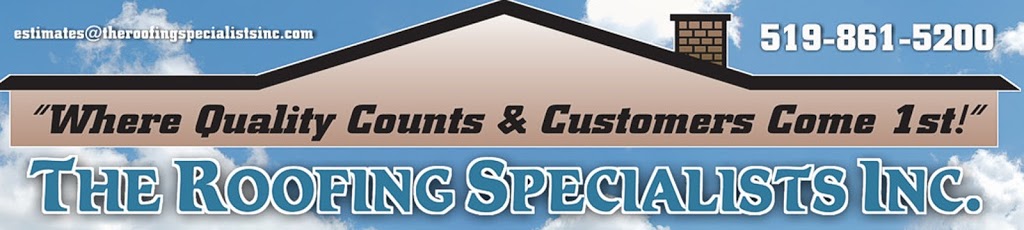 The Roofing Specialists Inc | 363 Paris Rd, Brantford, ON N3T 5L8, Canada | Phone: (519) 861-5100