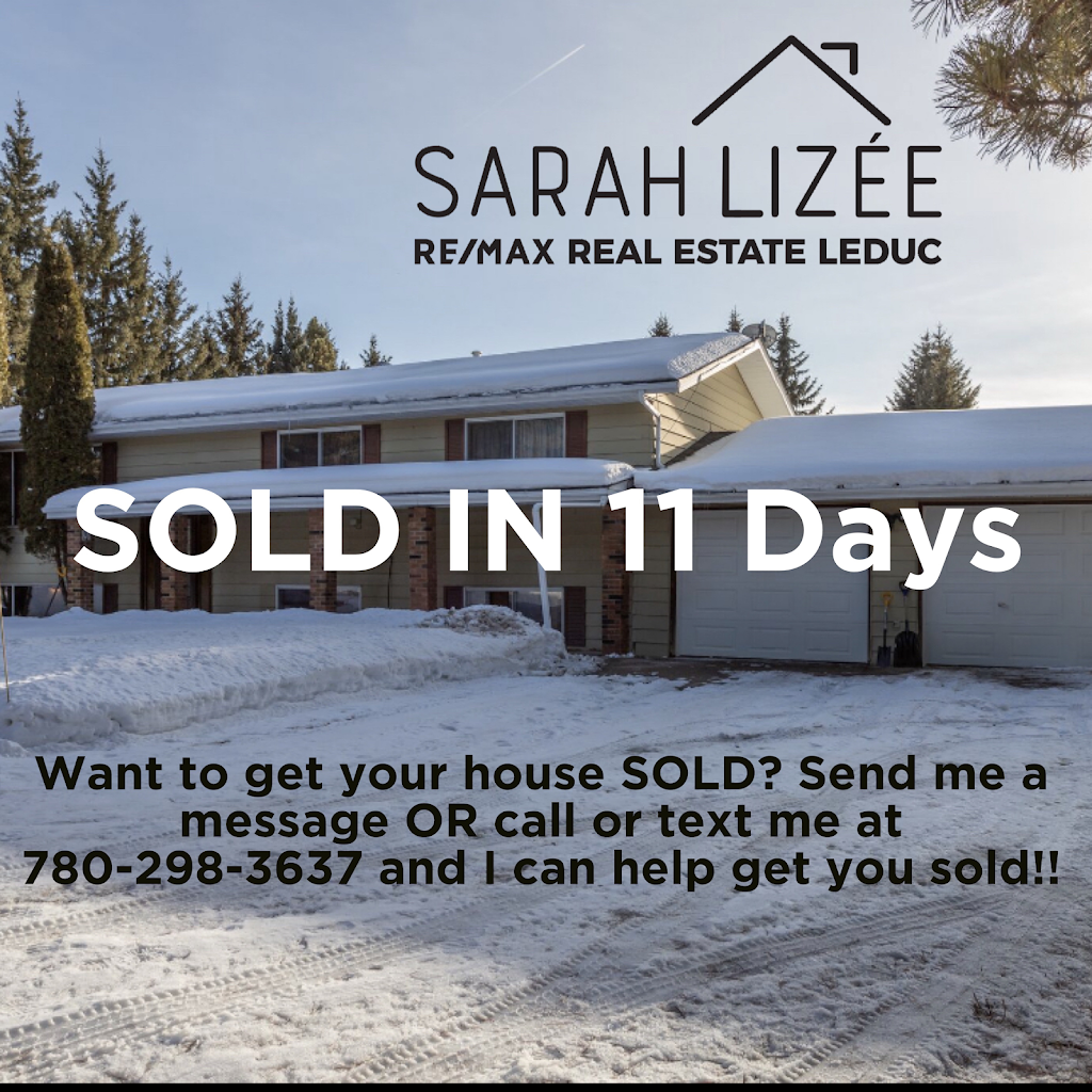 Sarah Lizee RE/MAX Real Estate Leduc Branch | 5306 50 St, Leduc, AB T9E 6Z6, Canada | Phone: (780) 298-3637