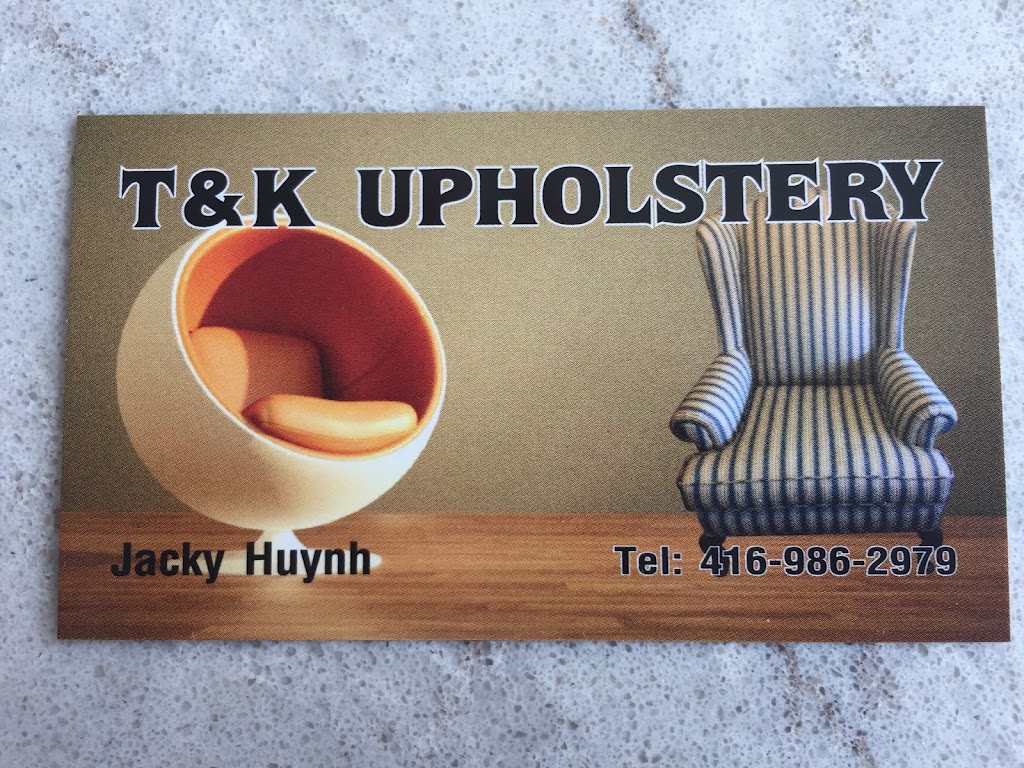 T & K Upholstery Ltd | 750 Oakdale Rd #17, North York, ON M3N 2Z4, Canada | Phone: (647) 882-9425