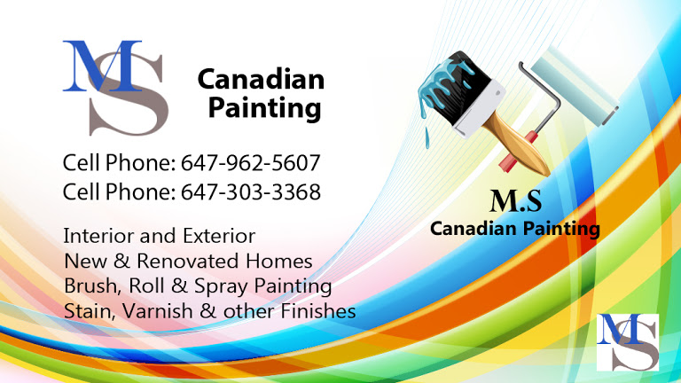 MS Canadian Painting | 60 Durness Ave, Scarborough, ON M1B 4W3, Canada | Phone: (647) 303-3368