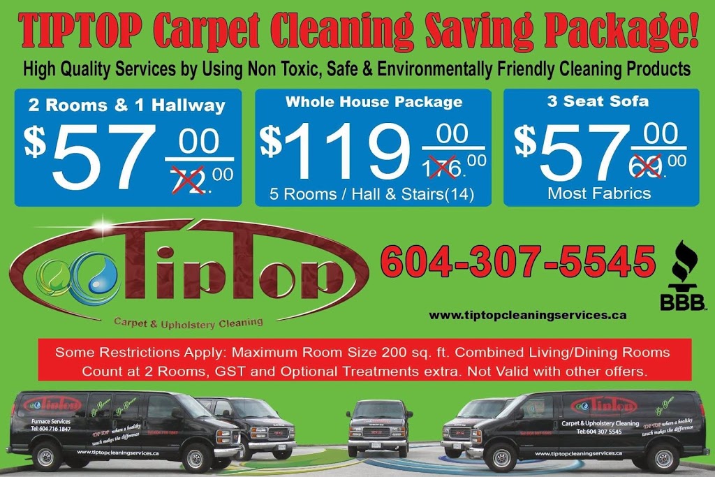 TIPTOP CARPET & UPHOLSTERY CLEANING | Surrey, BC V4N 0R2, Canada | Phone: (604) 307-5545