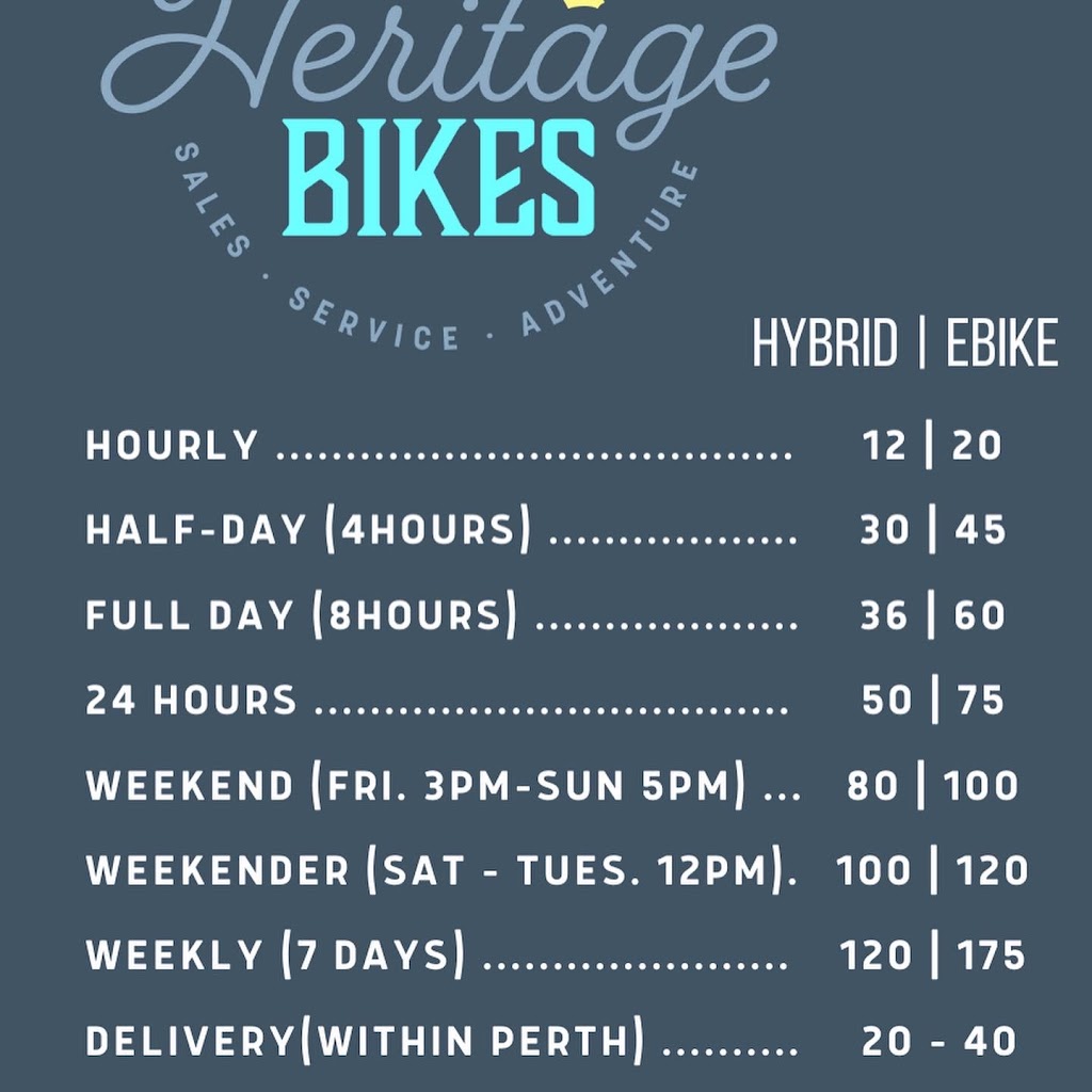 Heritage Bikes | 16 Conlon Dr, Perth, ON K7H 3N1, Canada | Phone: (613) 200-7959