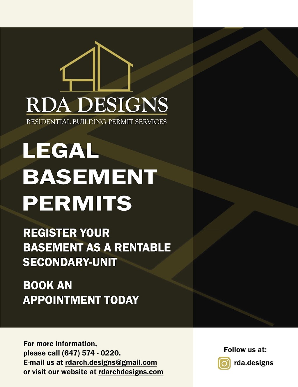 RDA Designs | 12 Rae Ave, Brampton, ON L6P 0E9, Canada | Phone: (647) 574-0220