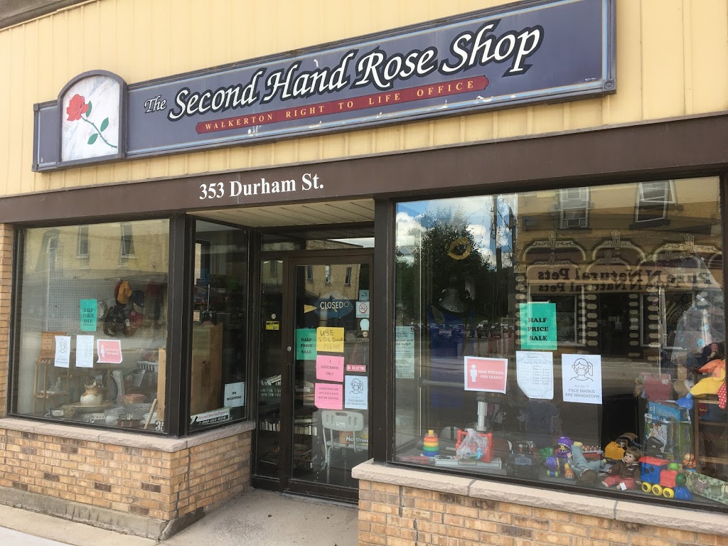 Second Hand Rose Shop | 353 Durham St E, Walkerton, ON N0G 2V0, Canada | Phone: (519) 881-3771