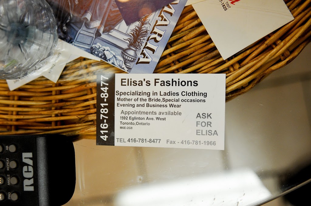 Elisas Fashions Ltd | 1592 Eglinton Ave W, York, ON M6E 2G8, Canada | Phone: (416) 781-8477