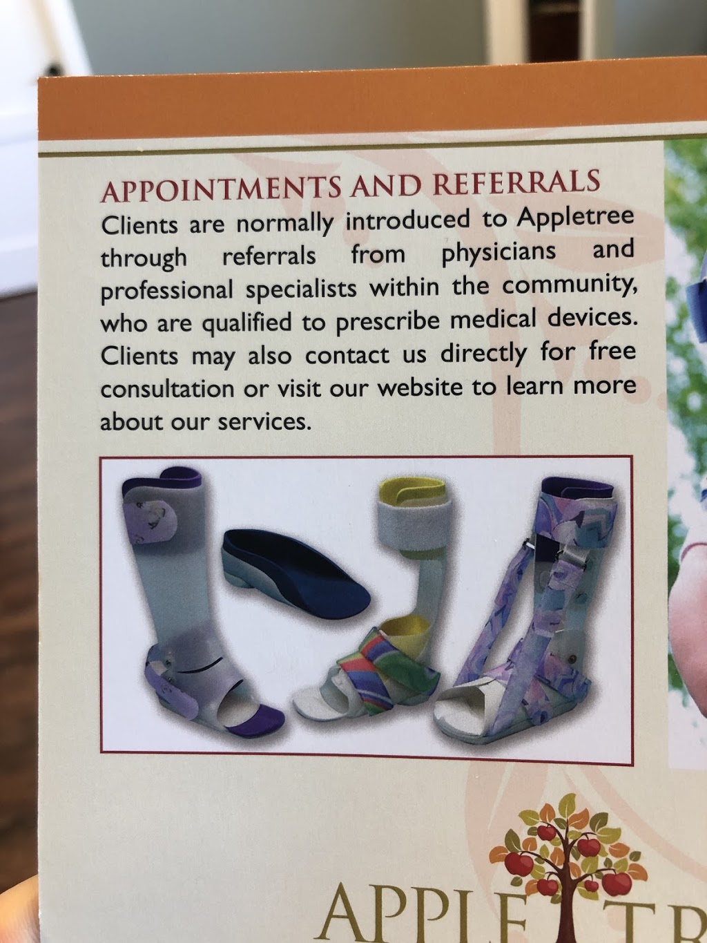 Appletree Orthotic Servies Ltd | 9401 Jane Street, Entrance A, Unit 325, Vaughan, ON L6A 4H7, Canada | Phone: (905) 631-1616