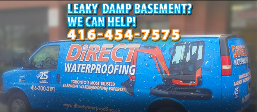 Direct Waterproofing | Basement Waterproofing Scarborough | 10 Milner Business Ct 3rd Floor, Scarborough, ON M1B 3C6, Canada | Phone: (416) 454-7575