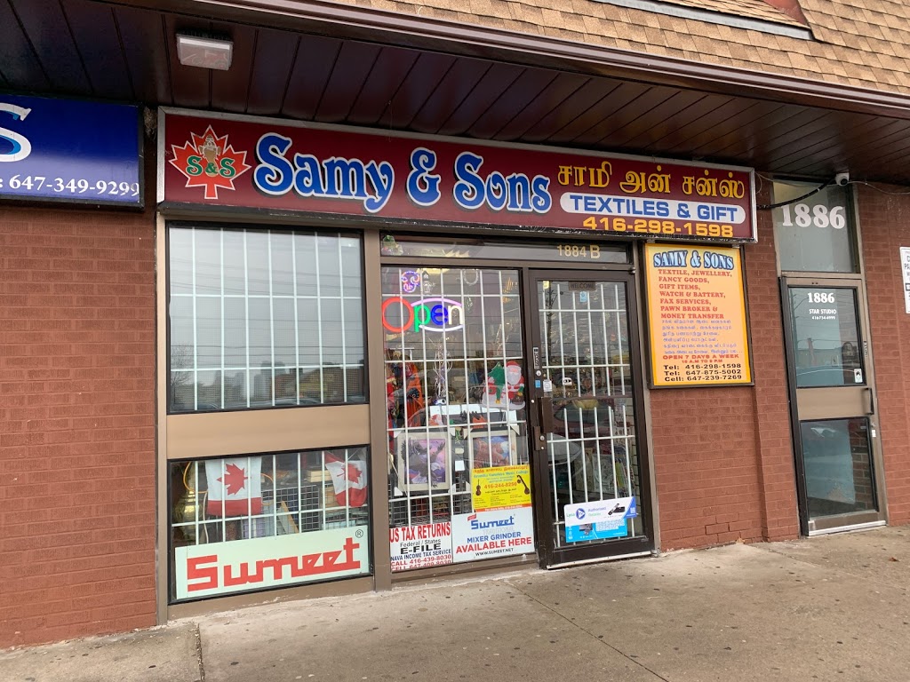 Samy and Sons | 1884 Kennedy Rd, Scarborough, ON M1P 2L8, Canada | Phone: (416) 298-1598