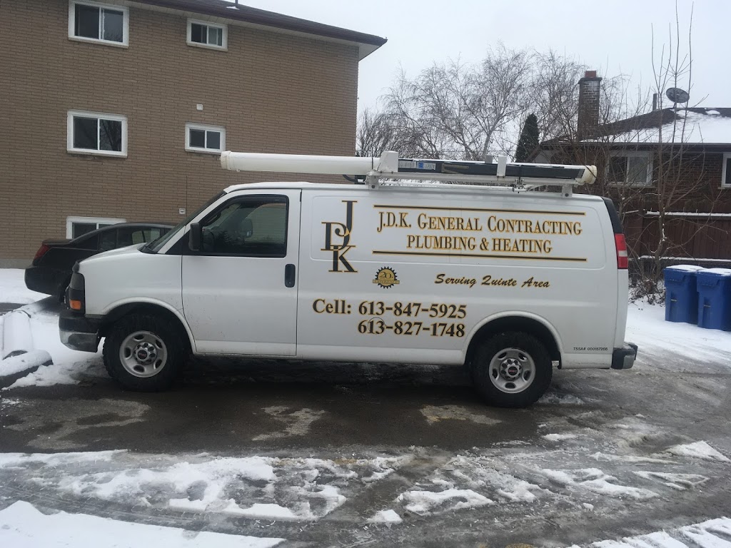 JDK Plumbing & Heating | 138 Harbard Rd, Carrying Place, ON K0K 1L0, Canada | Phone: (613) 847-5925