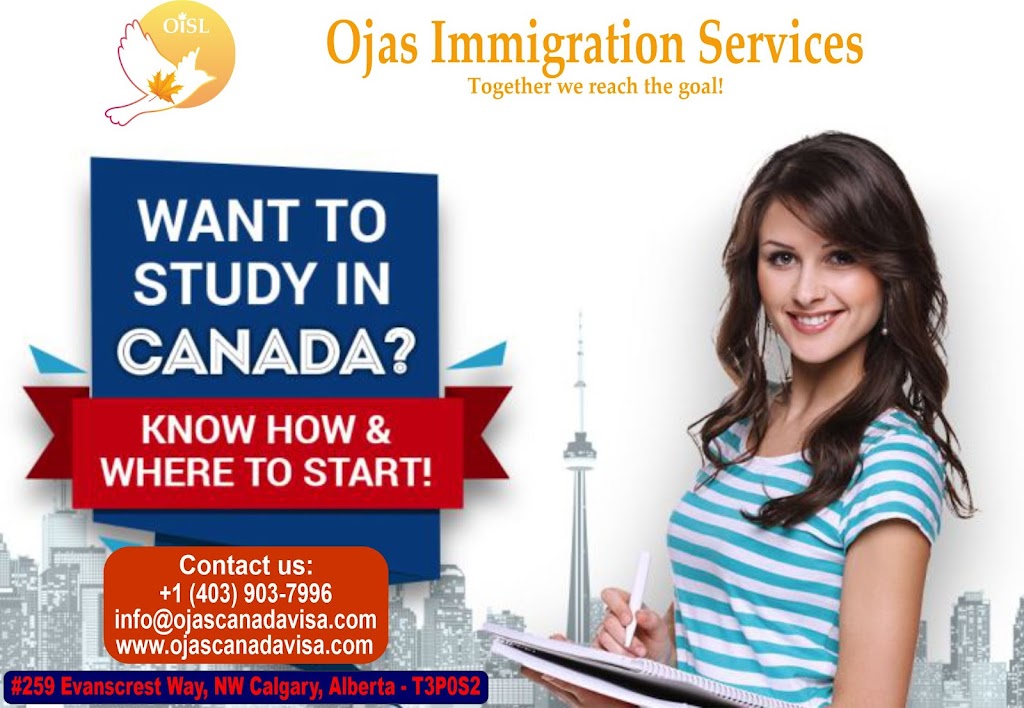 Ojas Immigration Services limited | 259 Evanscrest Way NW, Calgary, AB T3P 0S2, Canada | Phone: (403) 903-7996