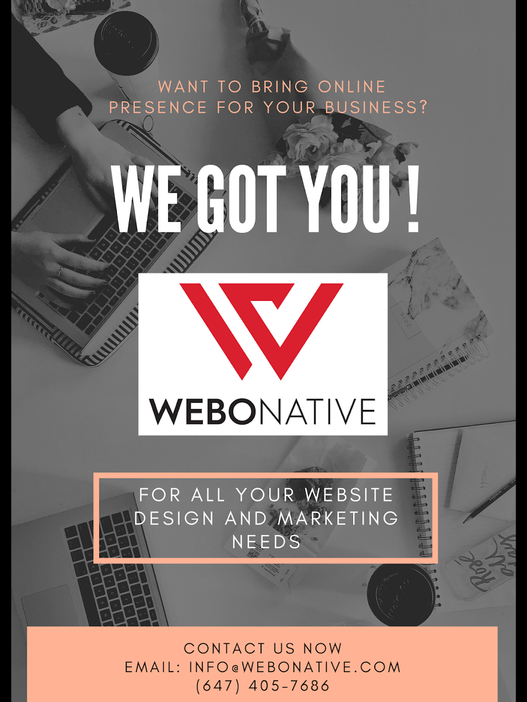 Webonative | 2717 Grand Canal St, Nepean, ON K2J 0R9, Canada | Phone: (647) 405-7686