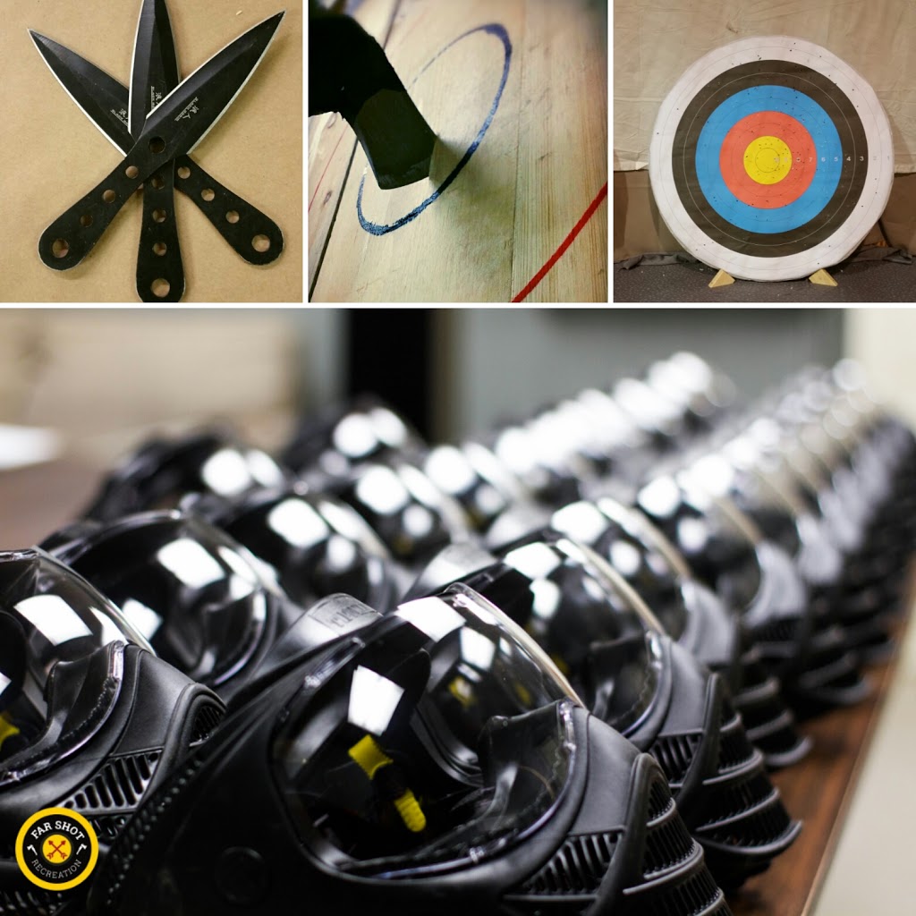 Far Shot Recreation (Axe Throwing, Archery, Knife Throwing) | 10 Centennial Rd #5, Orangeville, ON L9W 1P8, Canada | Phone: (519) 938-8889