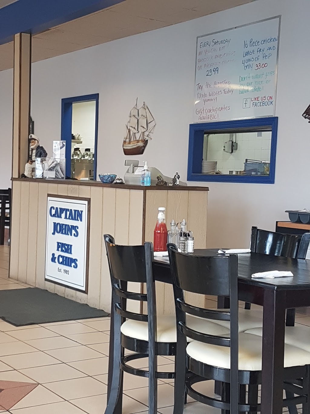 The Original Captain Johns Fish & Chips | 125 Mitton St S, Sarnia, ON N7T 5W3, Canada | Phone: (519) 344-2525