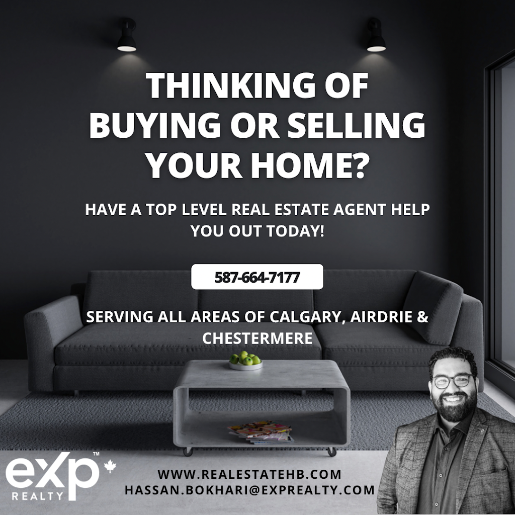 Hassan Bokhari - Your REALTOR in Calgary | eXp Realty | 2725 12 St NE #103, Calgary, AB T2E 3K8, Canada | Phone: (587) 664-7177