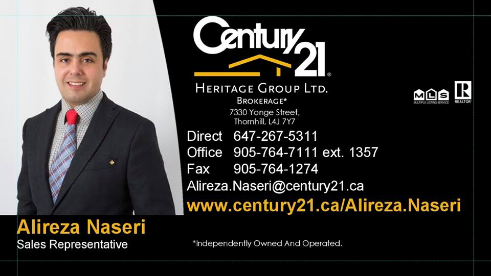 Alireza Naseri | 11160 Yonge St 3 & 7, Richmond Hill, ON L4S 1H5, Canada | Phone: (647) 267-5311