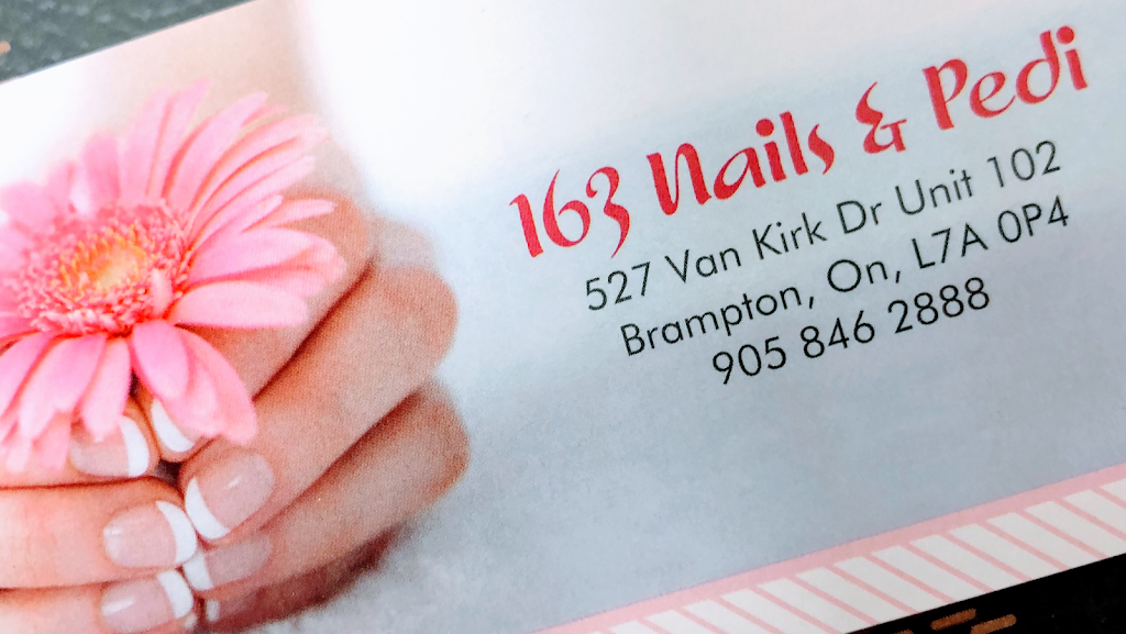 163 Nails & Pedi | 527 Van Kirk Dr unit 102, Brampton, ON L7A 0P4, Canada | Phone: (905) 846-2888