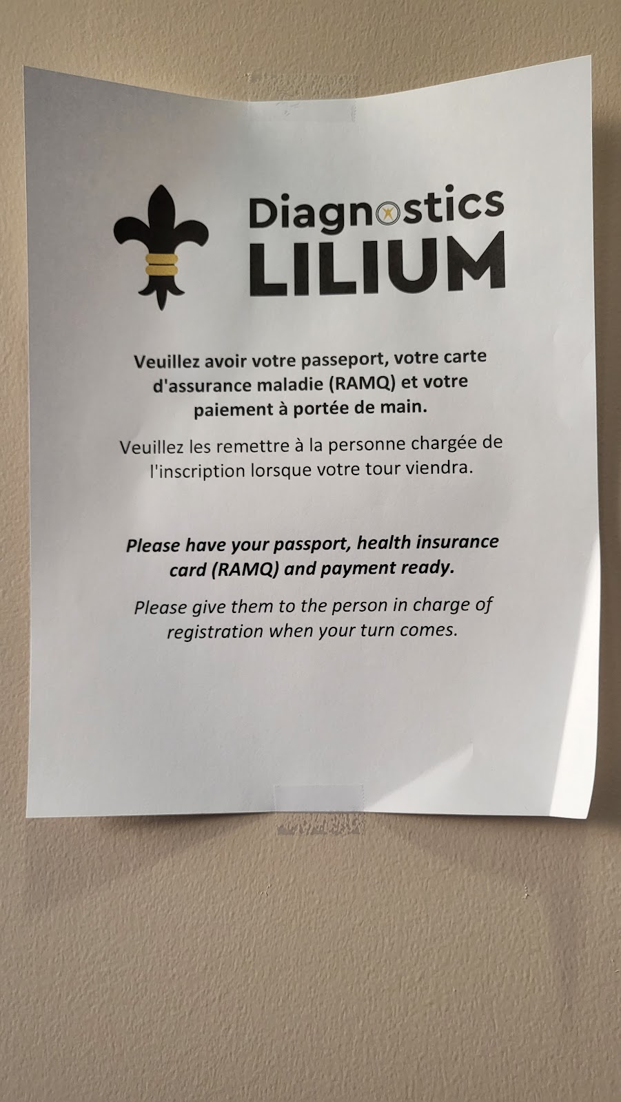 Lilium Diagnostics | 275 Bd Armand - Frappier, Laval, QC H7V 4A7, Canada | Phone: (514) 341-8908