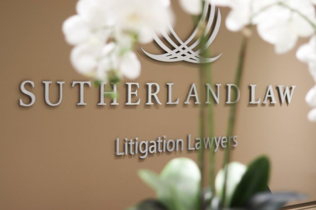 Sutherland Law | 3300 Hwy 7 Suite 904, Concord, ON L4K 4M3, Canada | Phone: (905) 695-5500