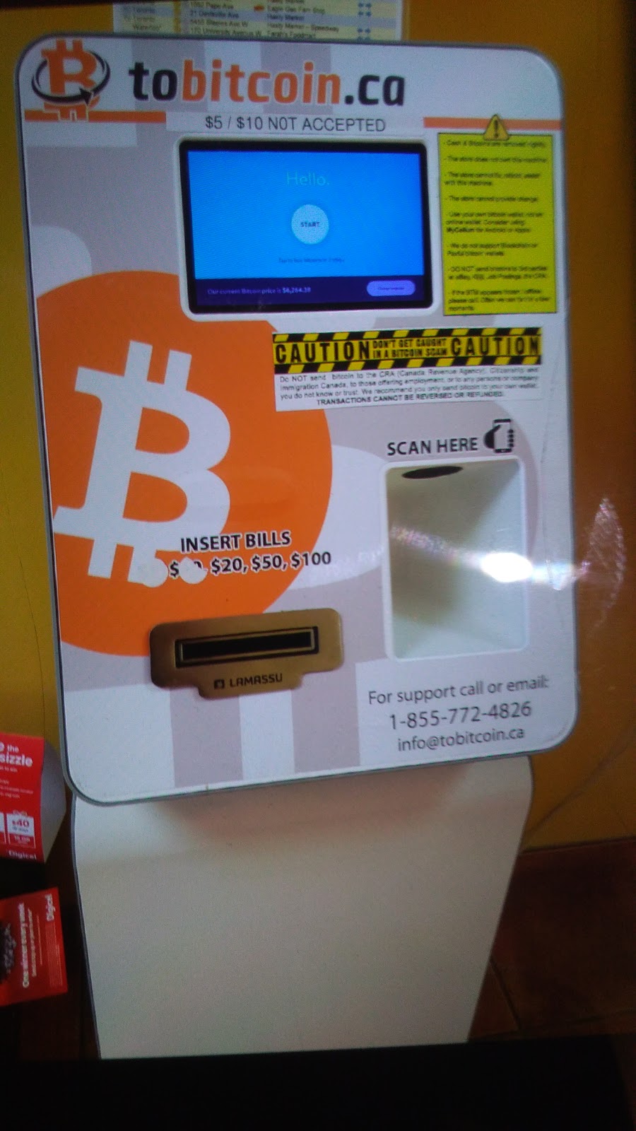 TheBitcoinMachine.com ATM | 1925 Fowler Dr, Mississauga, ON L5K 0A1, Canada | Phone: (855) 772-4826