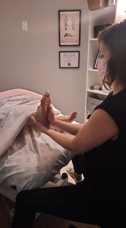 Rooted Reflexology (in Colwood Back to Back Chiropractic) | 591 Ledsham Rd, Victoria, BC V9C 1J9, Canada | Phone: (250) 391-8761