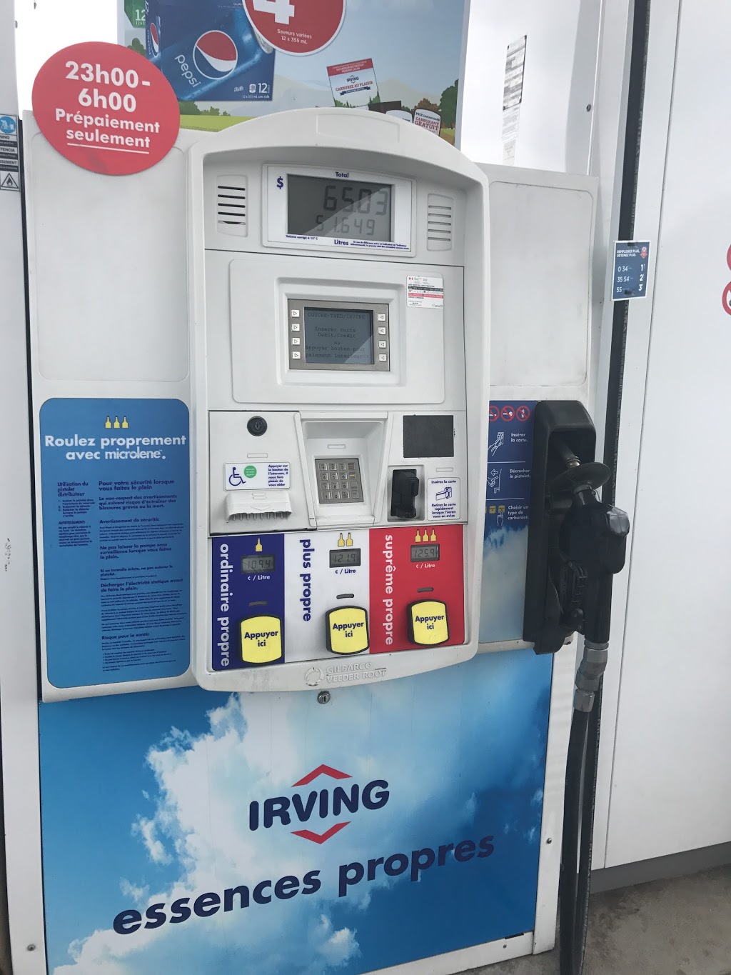 Irving Oil | 470 Avenue Saint-Sacrement, Quebec City, QC G1N 3Y3, Canada | Phone: (418) 688-3356