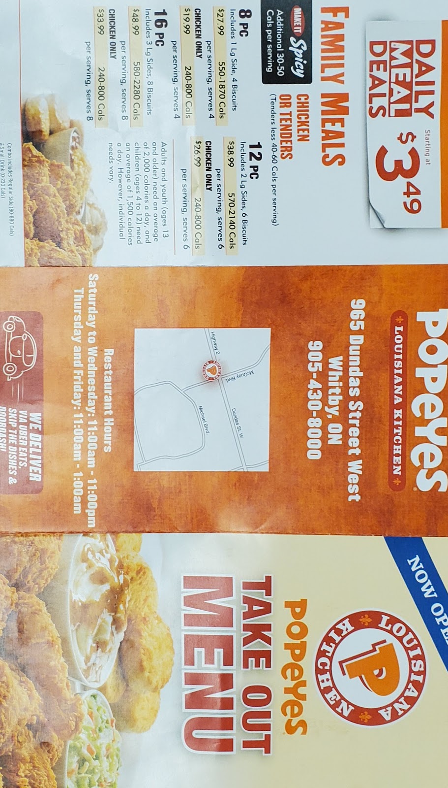 Popeyes Louisiana Kitchen | 9 Jim Kimmett Blvd, Napanee, ON K7R 3K6, Canada | Phone: (613) 521-9513