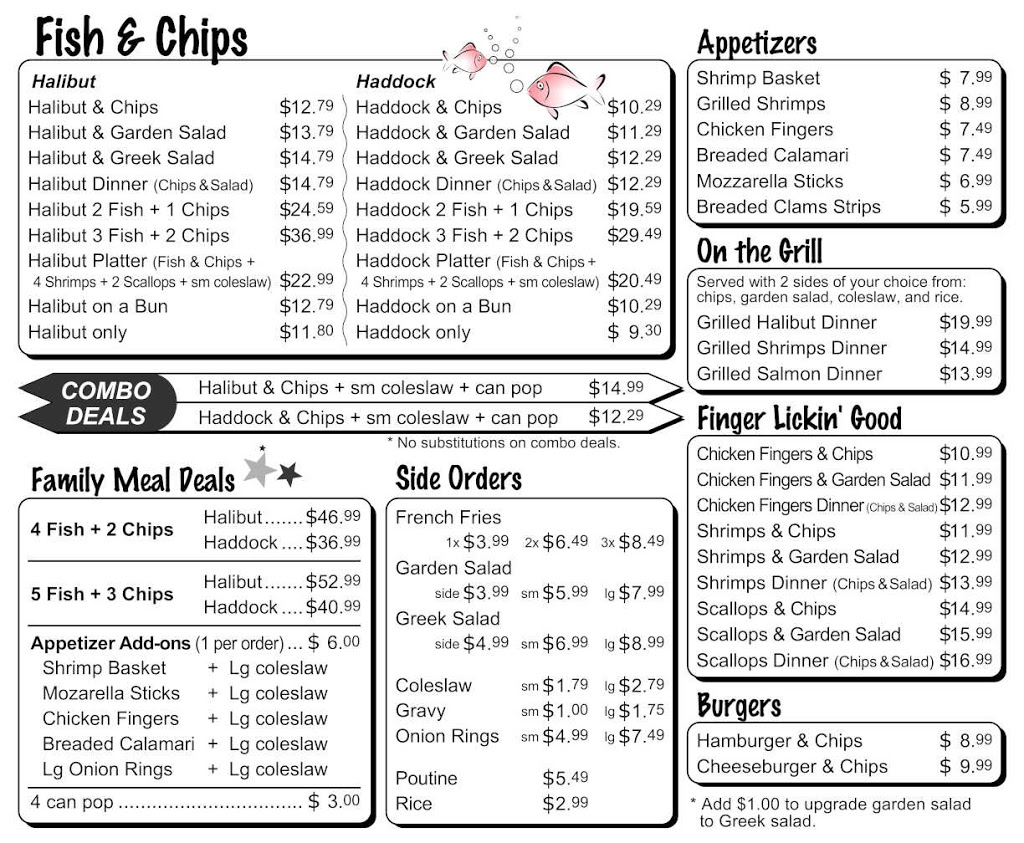 Grannys Fish & Chips | 15483 Yonge St, Aurora, ON L4G 1P3, Canada | Phone: (905) 841-3755