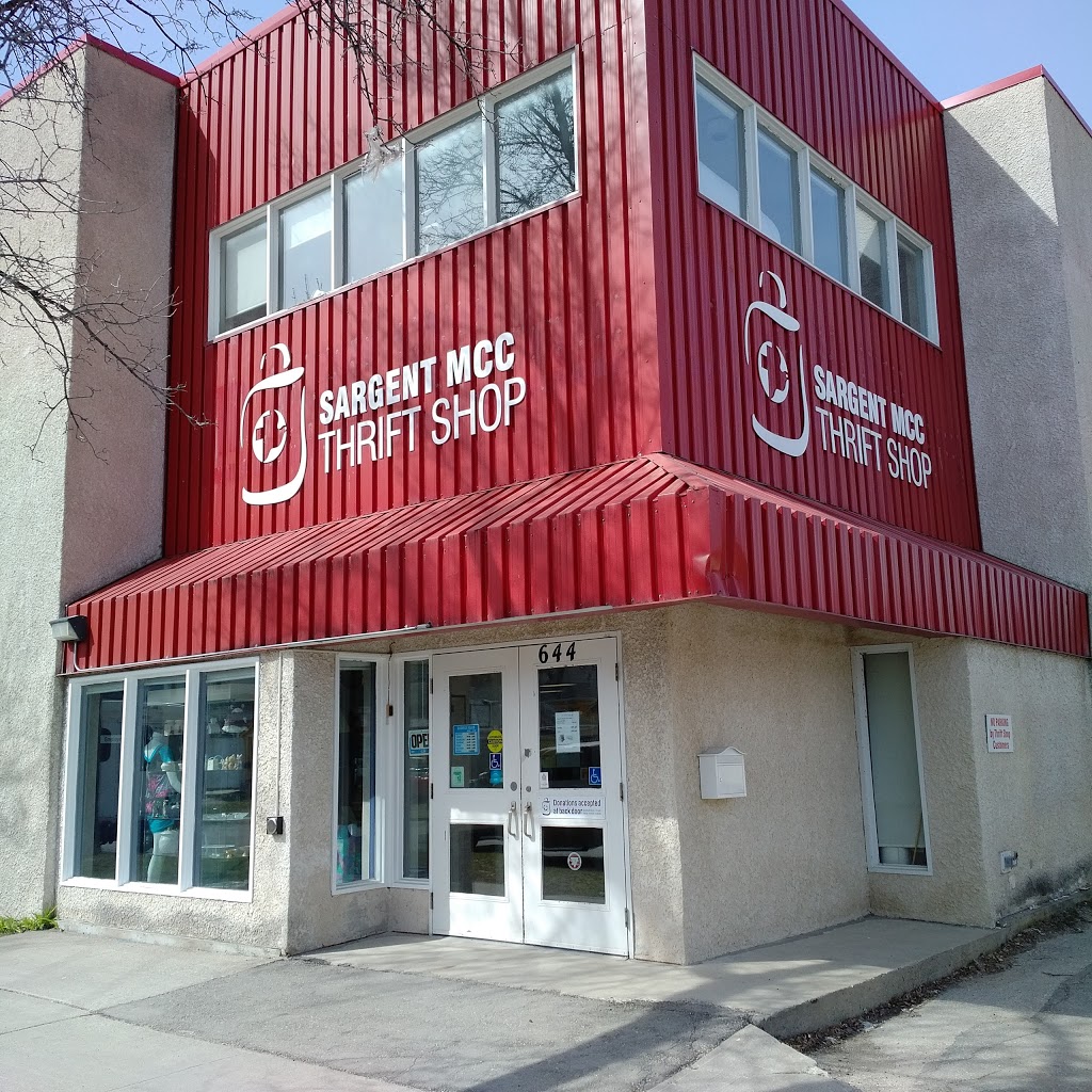 Sargent MCC Thrift Shop | 644 Burnell St, Winnipeg, MB R3G 2B7, Canada | Phone: (204) 783-8185